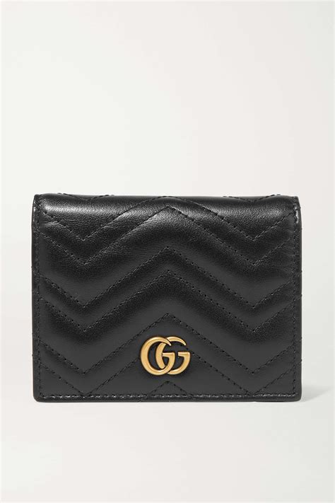 blue leather gucci wallet|gg marmont quilted leather wallet.